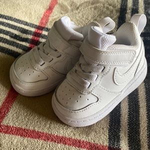 Infant White Nike Nike’s Size 3C Dunk Hightop